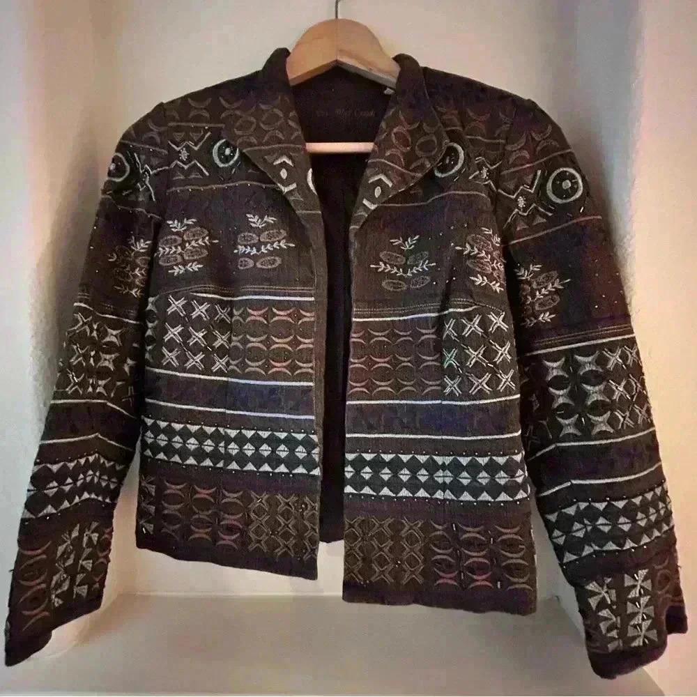 Coldwater Creek Vintage Embellished Jacket